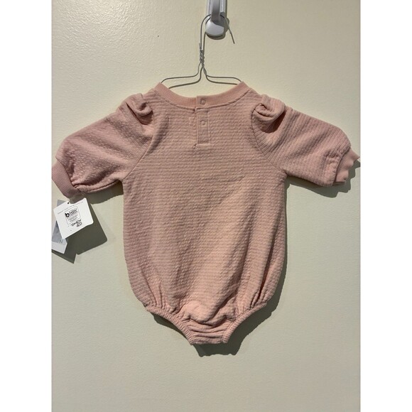 NWO Grayson Mini Pink Bubble Romper- 3-6M - Picture 2 of 4